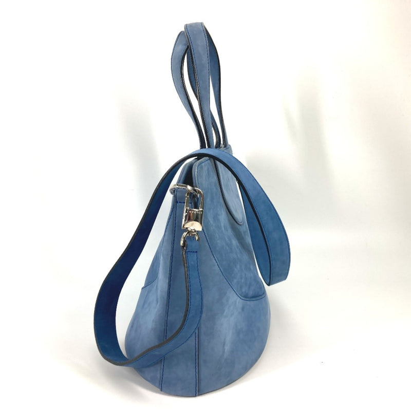 Bvlgari Blue Leather Handbag (Pre-Owned)