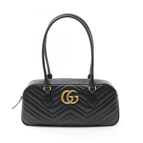 Gucci Black Leather Tote Bag (Pre-Owned)