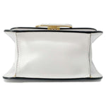 Valentino Garavani White Leather Shoulder Bag (Pre-Owned)