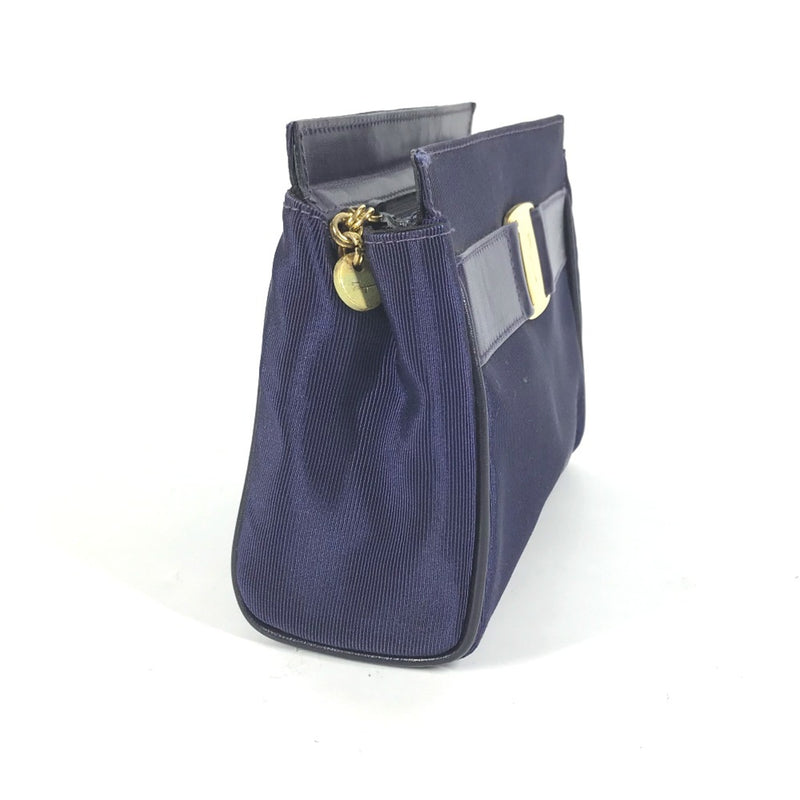 Salvatore Ferragamo Blue Cloth Pouch (Pre-Owned)