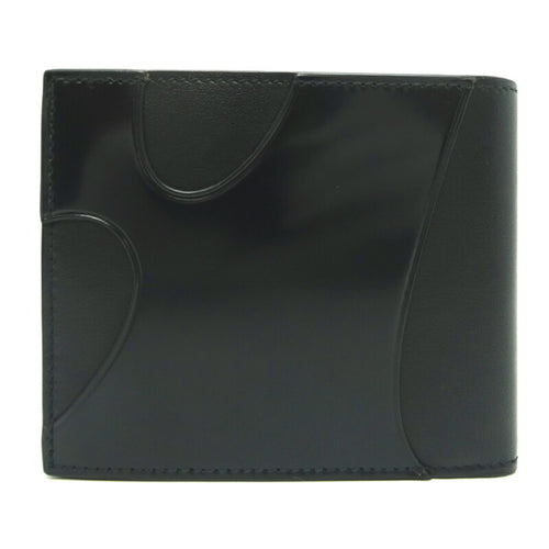 Salvatore Ferragamo Black Leather Wallet (Bi-Fold) (Pre-Owned)