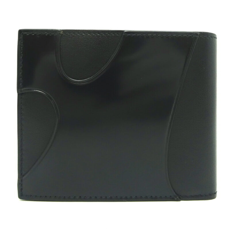 Salvatore Ferragamo Black Leather Wallet (Bi-Fold) (Pre-Owned)