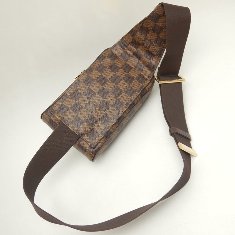 Louis Vuitton Damier Canvas Ebene Pvc Fanny Pack (Pre-Owned)