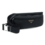 Prada Black Nylon Leather Fanny Pack (Pre-Owned)