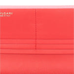 Bvlgari Bvlgari Bvlgari Pink Leather Long Wallet (Bi-Fold) (Pre-Owned)