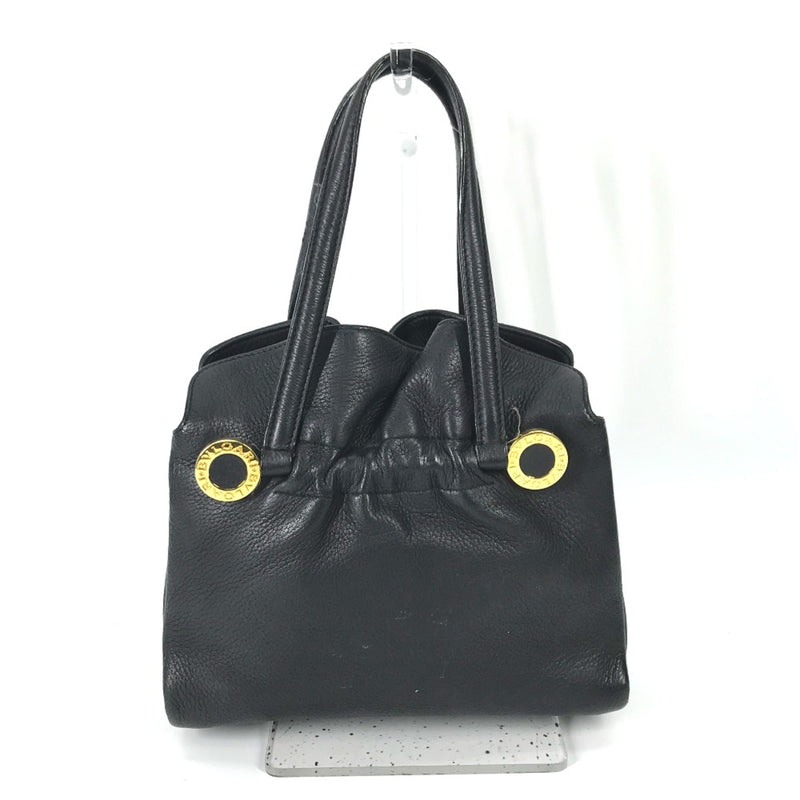 Bvlgari Black Leather Tote Bag (Pre-Owned)