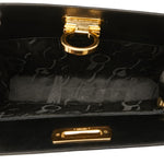 Salvatore Ferragamo Black Leather Shoulder Bag (Pre-Owned)