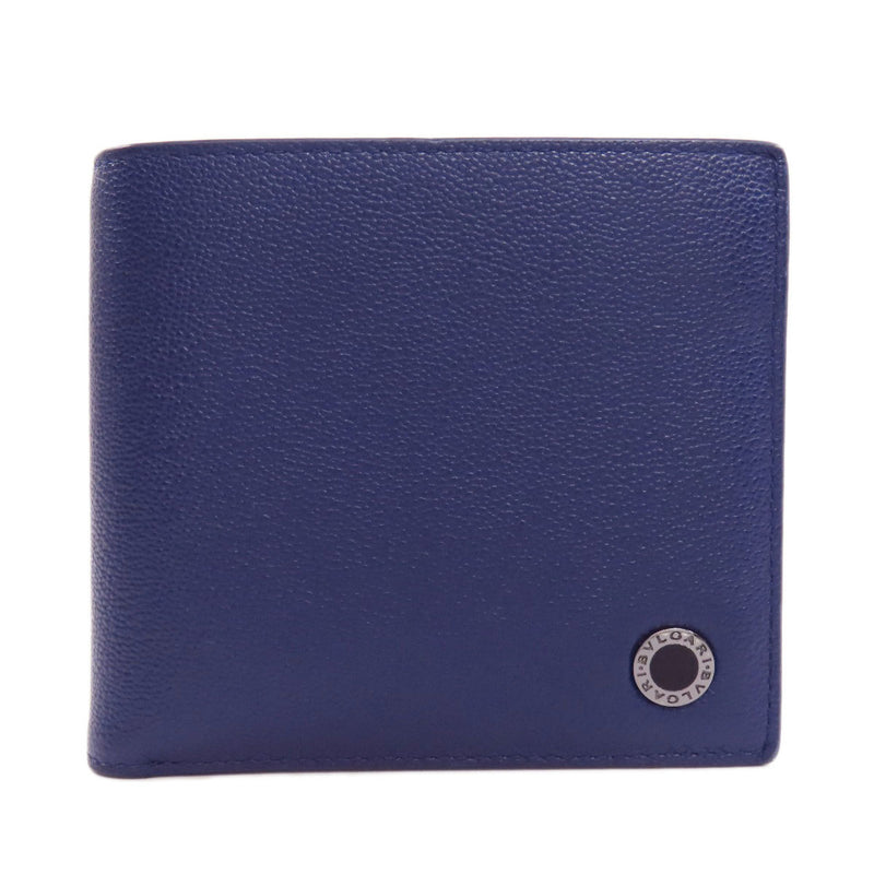 Bvlgari Bvlgari Bvlgari Blue Leather Wallet (Bi-Fold) (Pre-Owned)