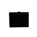 Salvatore Ferragamo Black Leather Coin Purse/Coin Case (Pre-Owned)