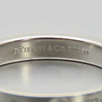 Tiffany Platinum Platinum 950 Band Ring (Pre-Owned)