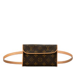 Louis Vuitton Brown Pvc Leather Fanny Pack Sling Bag (Pre-Owned)