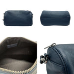 Christian Dior Navy Leather Shoulder Bag (Pre-Owned)