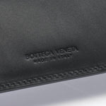 Bottega Veneta Black Leather Coin Purse/Coin Case