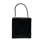 Salvatore Ferragamo Black Leather Handbag Shoulder Bag (Pre-Owned)