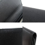 Bvlgari Black Leather Long Wallet (Bi-Fold) (Pre-Owned)