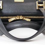 Mcm Black Leather Handbag (Pre-Owned)