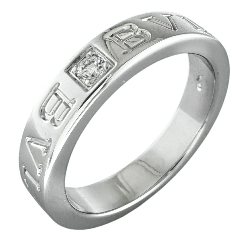 Bvlgari Silver White Gold (18K) Band Ring (Pre-Owned)