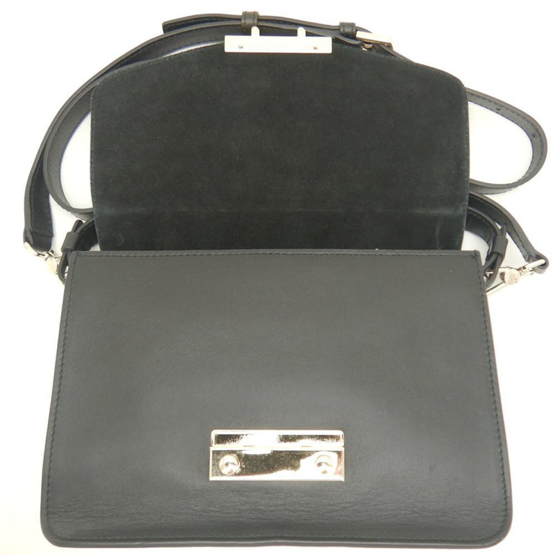 Furla Black Leather Handbag (Pre-Owned)