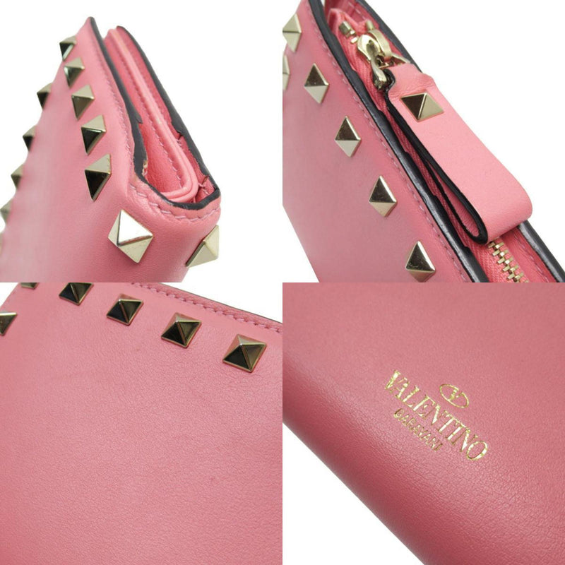 Valentino Garavani Pink Leather Wallet (Bi-Fold) (Pre-Owned)