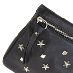 Jimmy Choo Black Leather Clutch Bag (Pre-Owned)