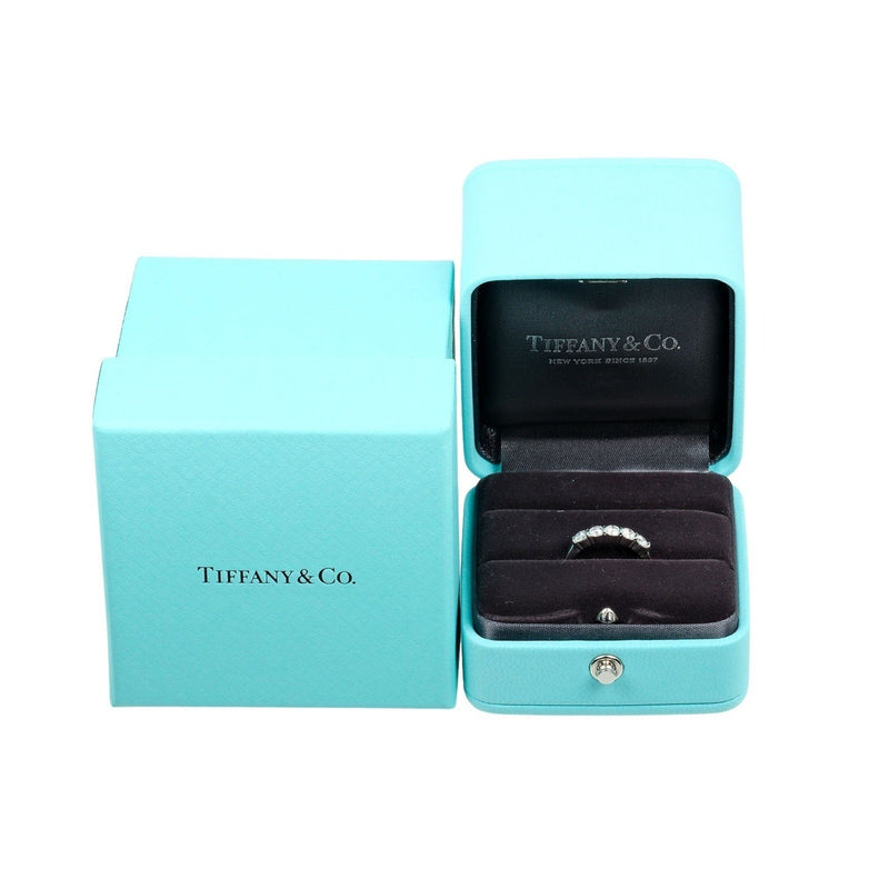 Tiffany Platinum Platinum 950 Band Ring (Pre-Owned)