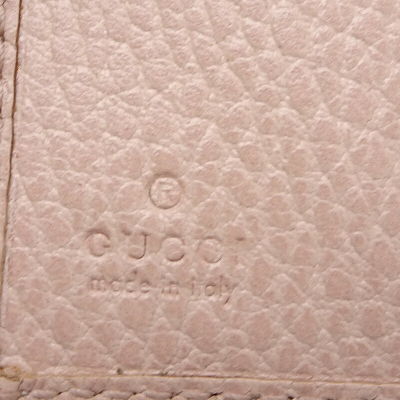 Gucci Pink Leather Wallet (Tri-Fold) (Pre-Owned)