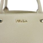 Furla Beige Leather Handbag Shoulder Bag (Pre-Owned)