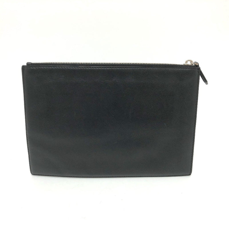 Fendi Black Leather Clutch Bag (Pre-Owned)