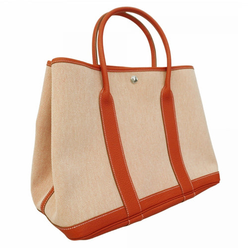 Hermes Sanguine Toile H Tote Bag (Pre-Owned)