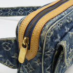 Louis Vuitton Blue Monogram Denim Fanny Pack Shoulder Bag (Pre-Owned)