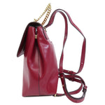 Michael Kors Red Color Leather Backpack (Pre-Owned)