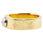 Louis Vuitton Gold Silver Band Ring (Pre-Owned)