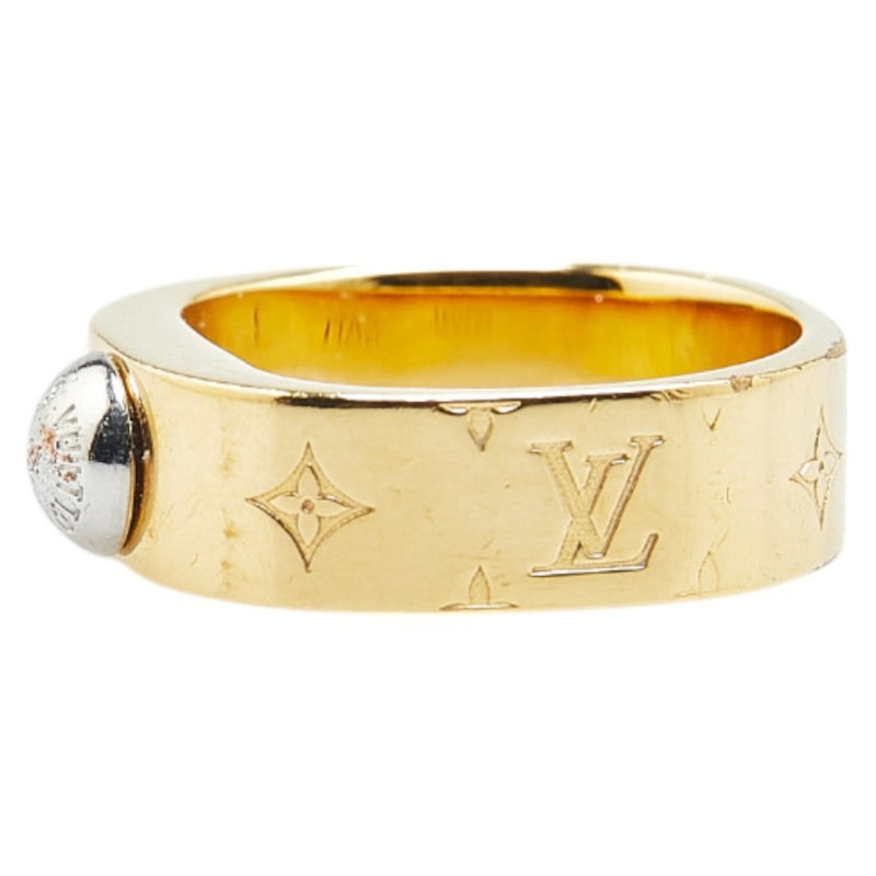 Louis Vuitton Gold Silver Band Ring (Pre-Owned)