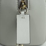 Valentino Garavani Grayish Leather Shoulder Bag (Pre-Owned)