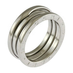 Bvlgari Silver White Gold (18K) Band Ring (Pre-Owned)