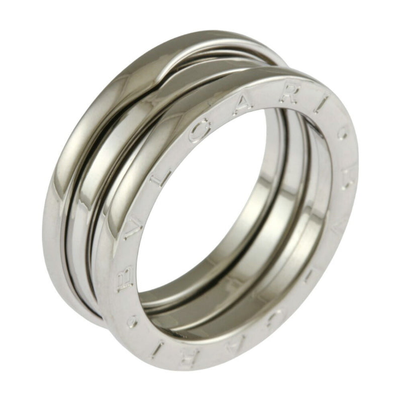 Bvlgari Silver White Gold (18K) Band Ring (Pre-Owned)