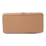 Chloé Brown Leather Long Wallet (Bi-Fold)