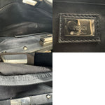 Fendi Black Leather Handbag Shoulder Bag (Pre-Owned)