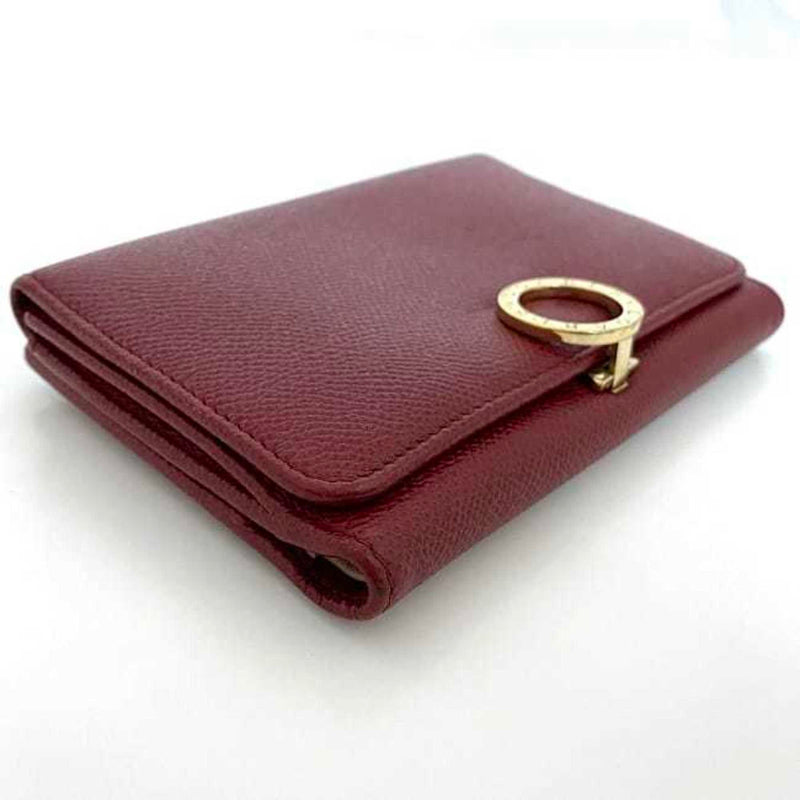 Bvlgari Bvlgari Bvlgari Bordeaux Wallet (Bi-Fold) (Pre-Owned)