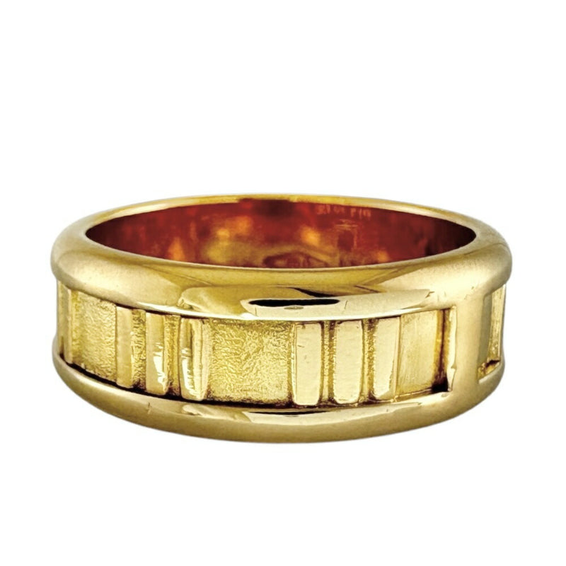 Tiffany Atlas Gold Yellow Gold (18K) Band Ring (Pre-Owned)