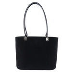 Salvatore Ferragamo Black Suede Handbag (Pre-Owned)