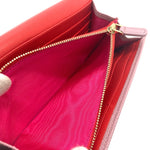 Bvlgari Pink Leather Long Wallet (Bi-Fold) (Pre-Owned)