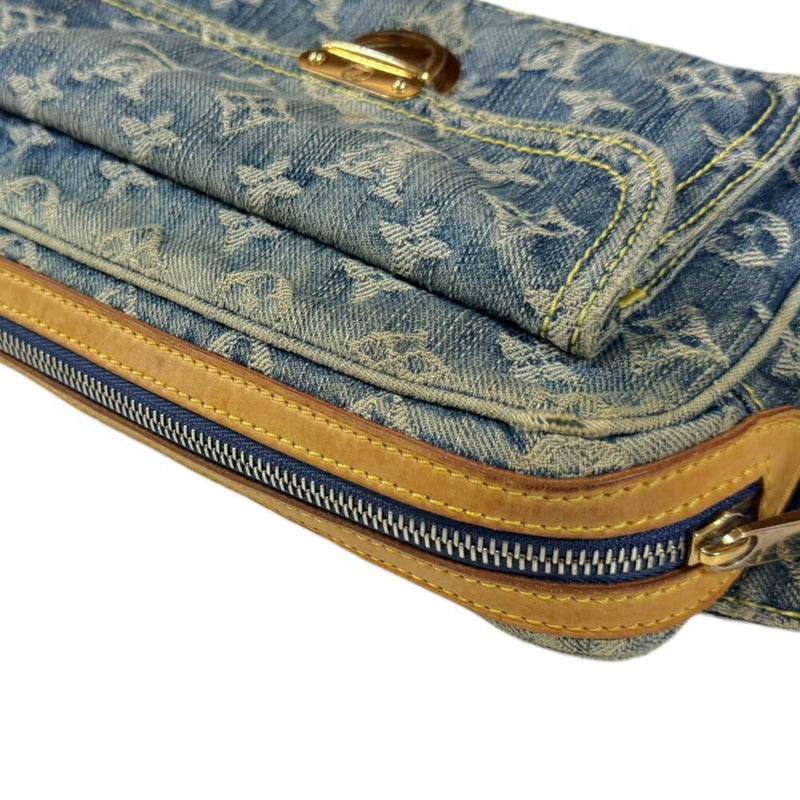 Louis Vuitton Blue Monogram Denim Fanny Pack (Pre-Owned)