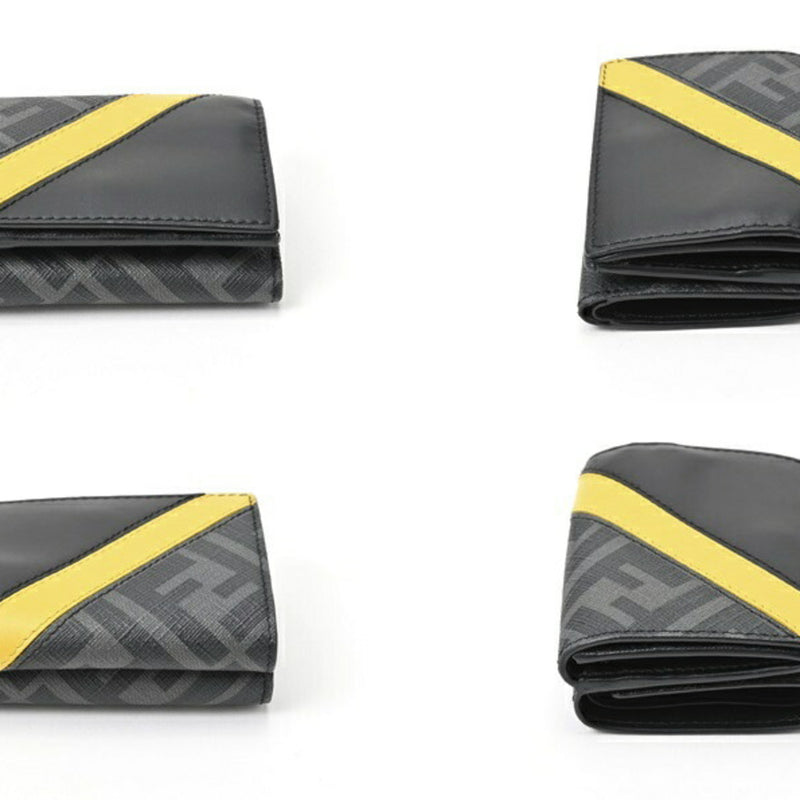 Fendi Black Fabric Wallet (Tri-Fold) (Pre-Owned)