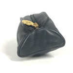 Versace Black Gold Leather Pouch (Pre-Owned)