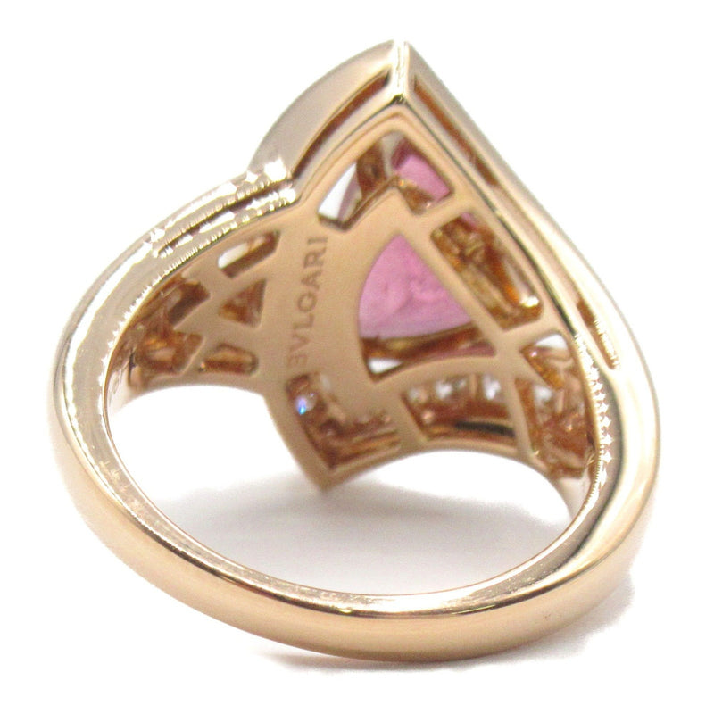 Bvlgari Clear Pink Pink Gold (18K) Band Ring (Pre-Owned)