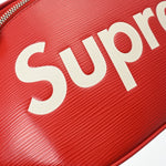 Supreme Red Color Leather Sling Bag (Pre-Owned)