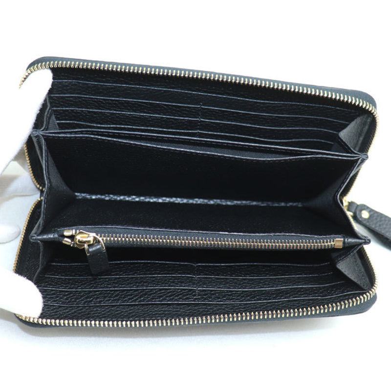 Valentino Garavani Black Leather Coin Purse/Coin Case (Pre-Owned)