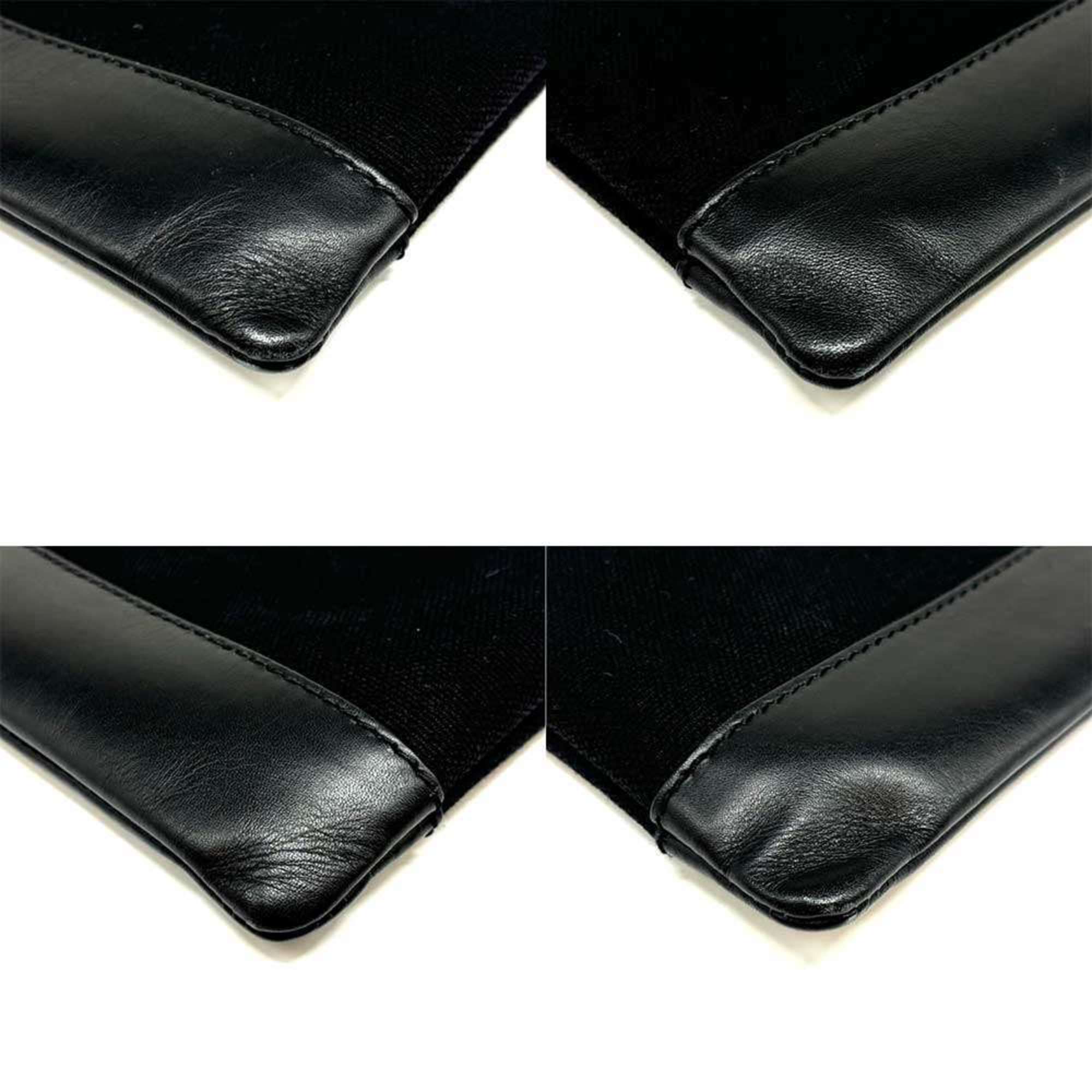 Balenciaga Black Canvas Clutch Bag (Pre-Owned)