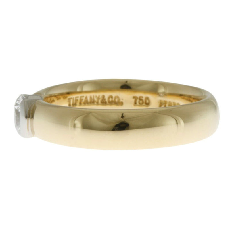 Tiffany Gold Silver Platinum 950 Yellow Gold (18K) Band Ring (Pre-Owned)